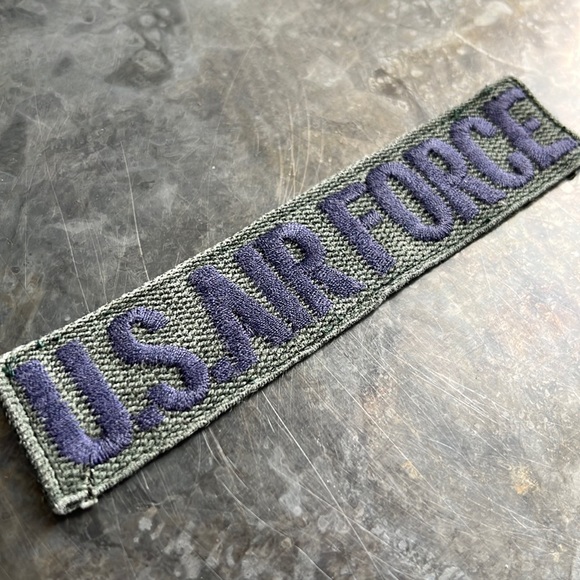 U.S. AIR FORCE embroidered tape patch - Vintage - Picture 3 of 10